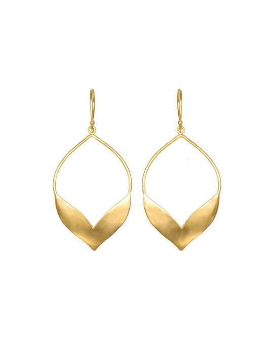 Fluttering Petals Gold Earrings | Satya