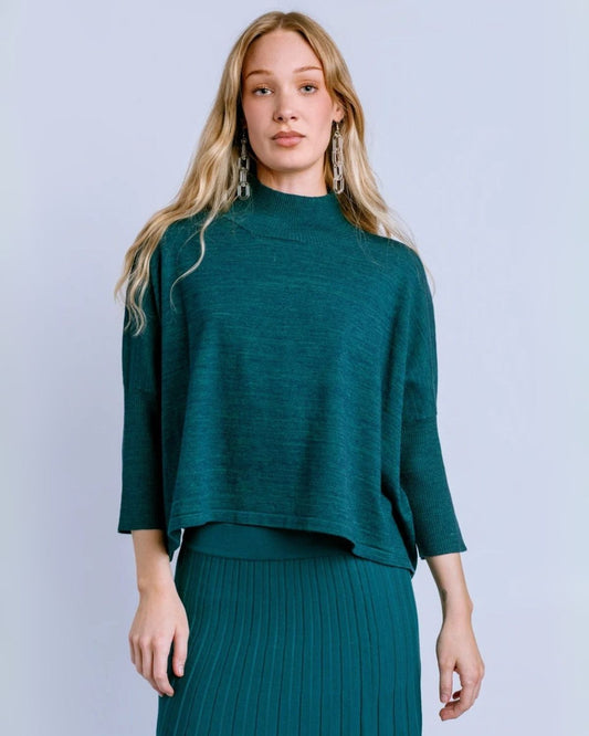 Aja Ortho Sweater in Teal | Kerisma