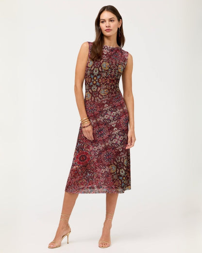 Leyla Mesh Midi Dress | Johnny Was