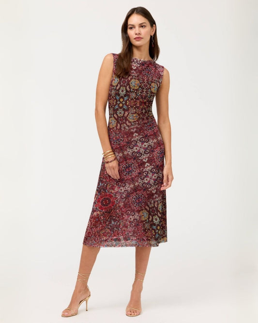 Leyla Mesh Midi Dress | Johnny Was