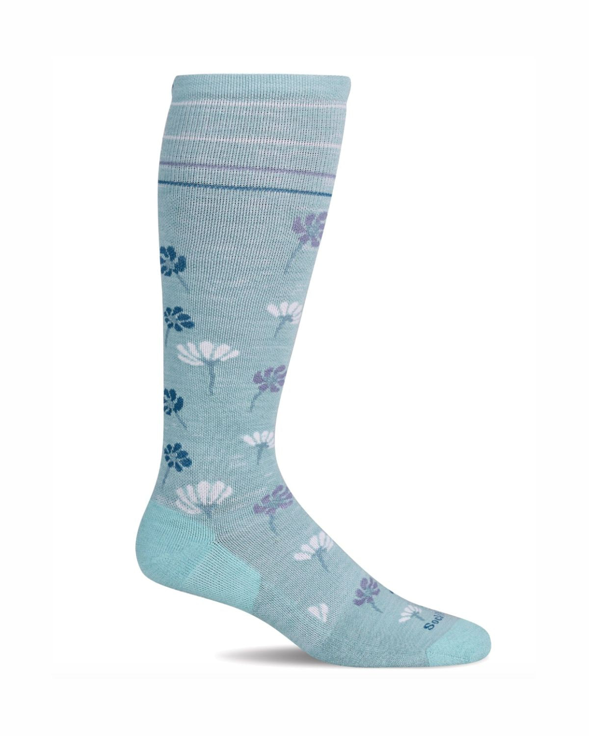 Field Flower Moderate Compression Socks