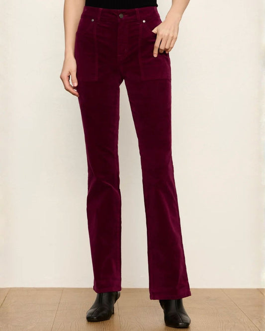 Play Date Velveteen Bootcut in Bordeaux | Sanctuary