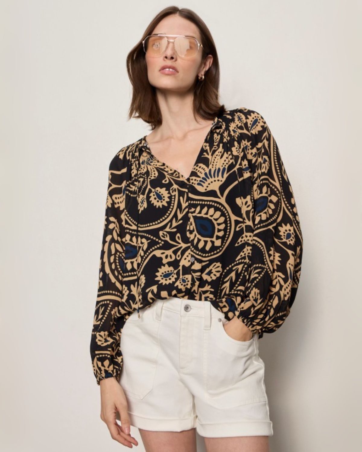 Relaxed Blouse in Shapeshift Print | Sanctuary