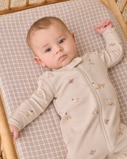 Fox Land Long Sleeve Zip Footie Sleeper