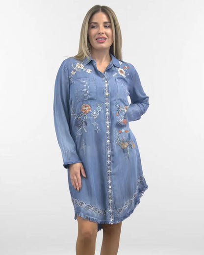Wendy Denim Dress | Caite