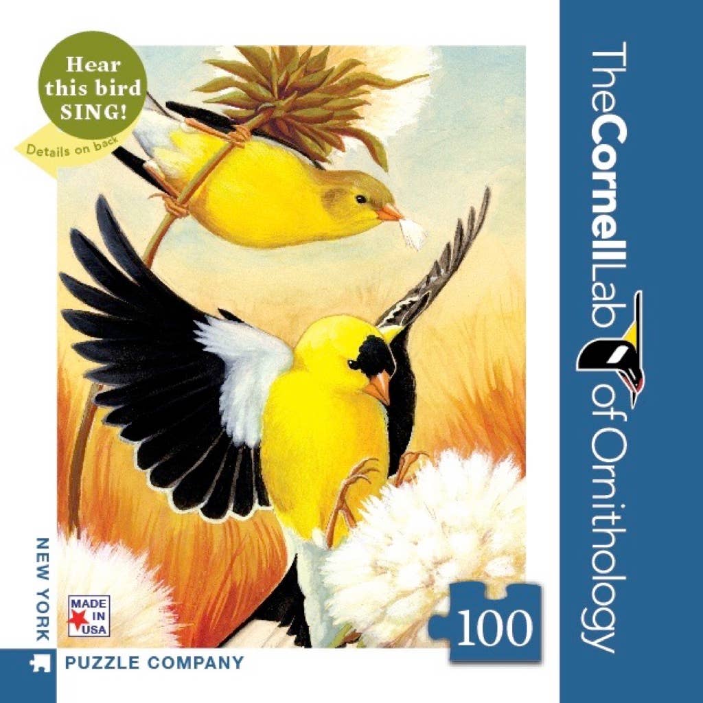 American Goldfinch 100 Piece Mini Puzzle