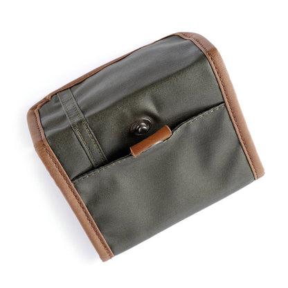 Coated Canvas Wallet in Army Green