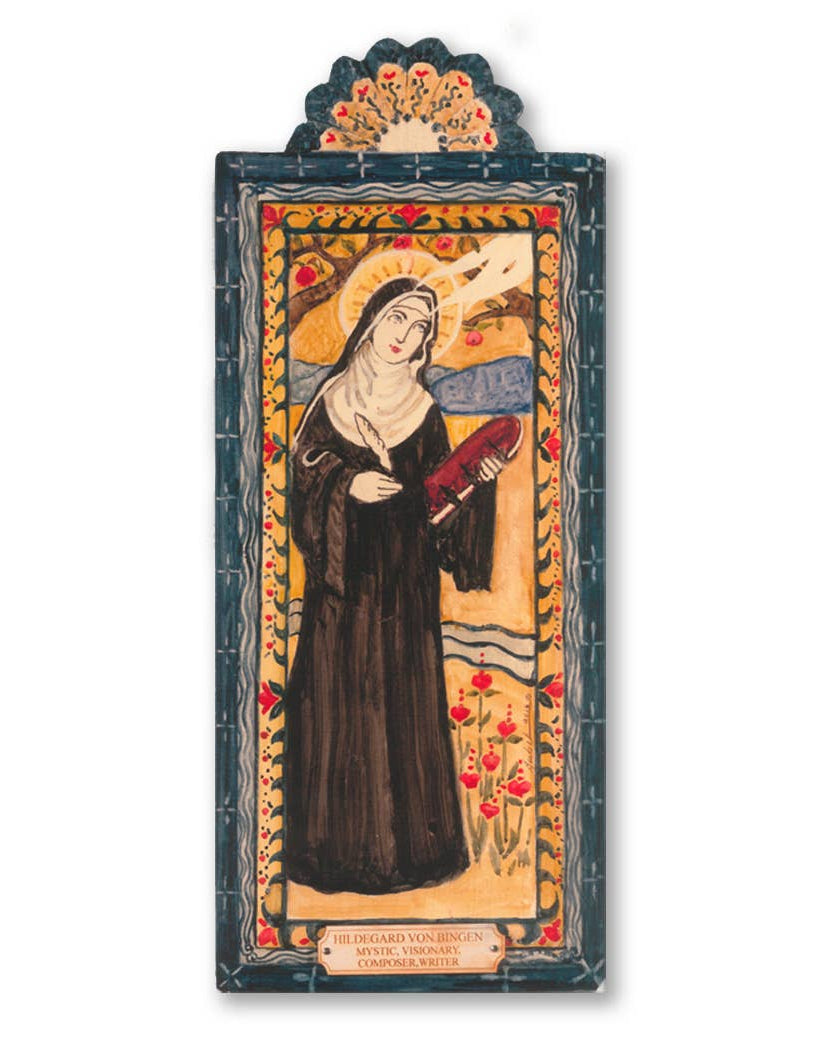 St. Hildegard Von Bingen Pocket Plaque