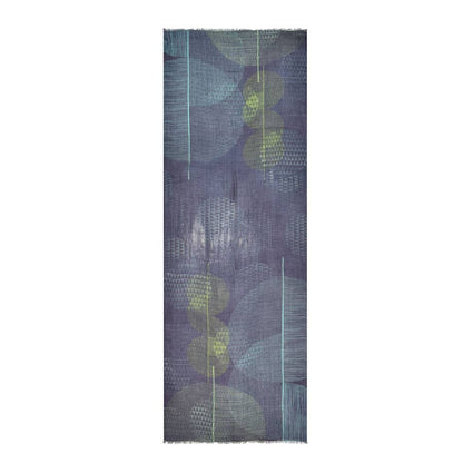 Tristin Dot Scarf in Navy