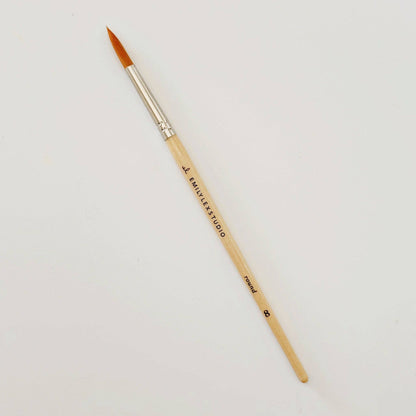 Set of Five Watercolor Paintbrushes