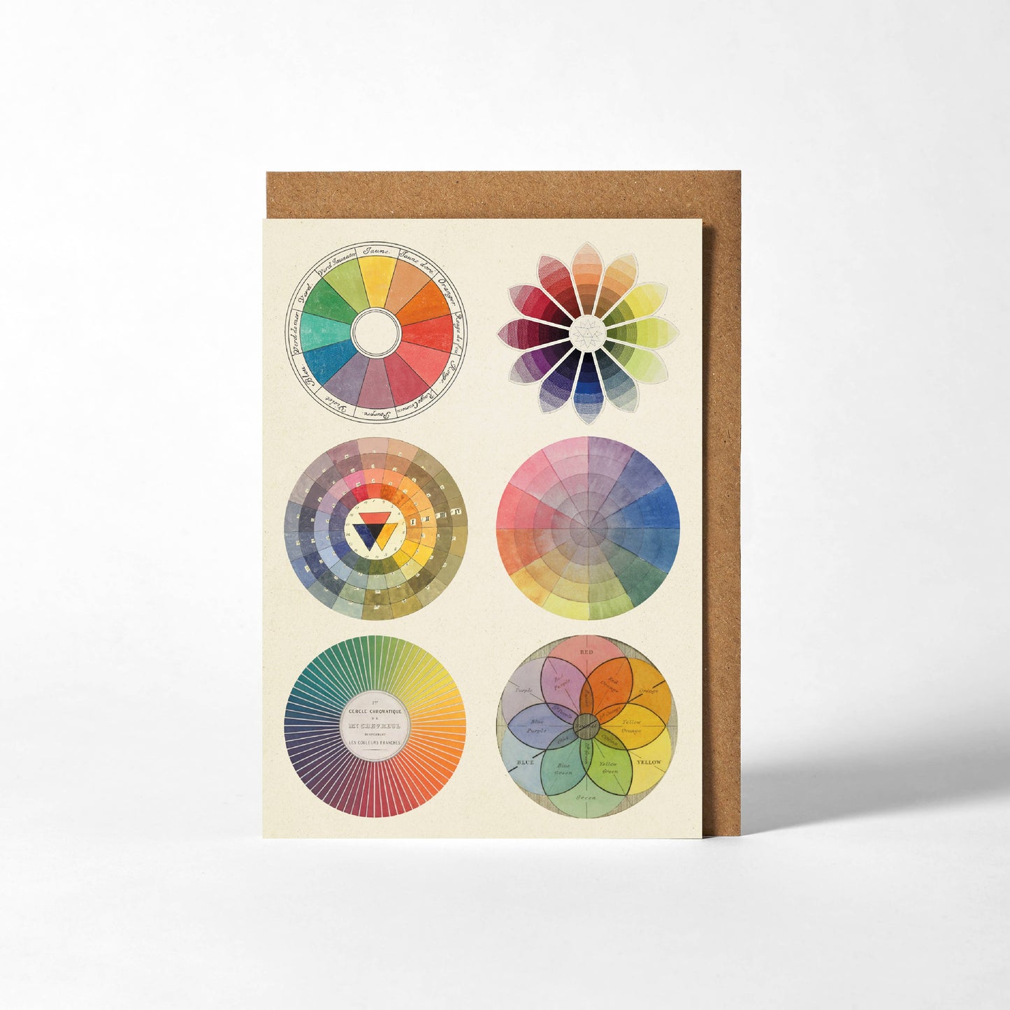 Color Wheels Greeting Card