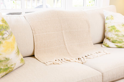 RR Taupe Diamond Throw