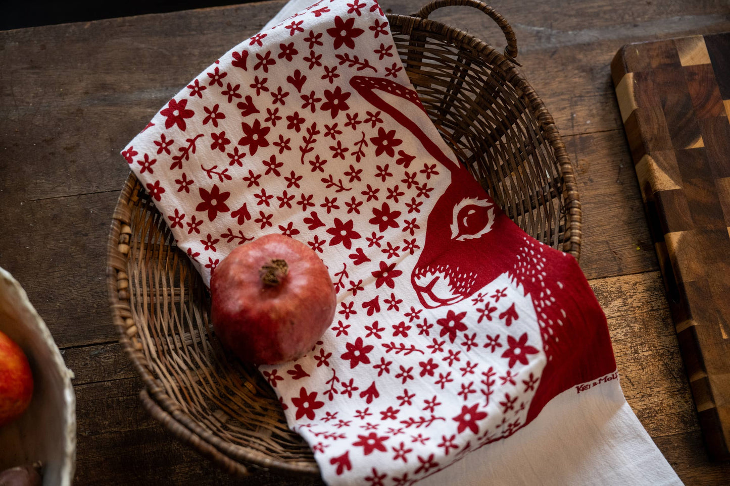 Rabbit Flour Sack Dish Towel