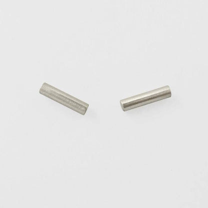 Silver Bar Stud Earrings | Jane Diaz