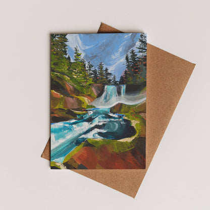 Sahalie Falls Card
