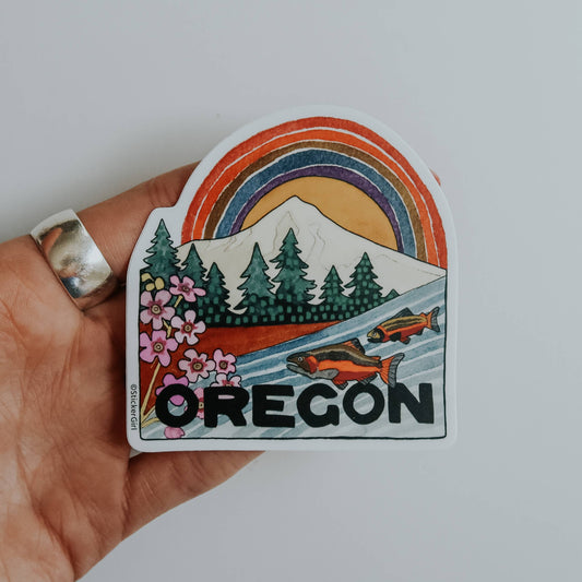 Oregon Rainbow Sticker