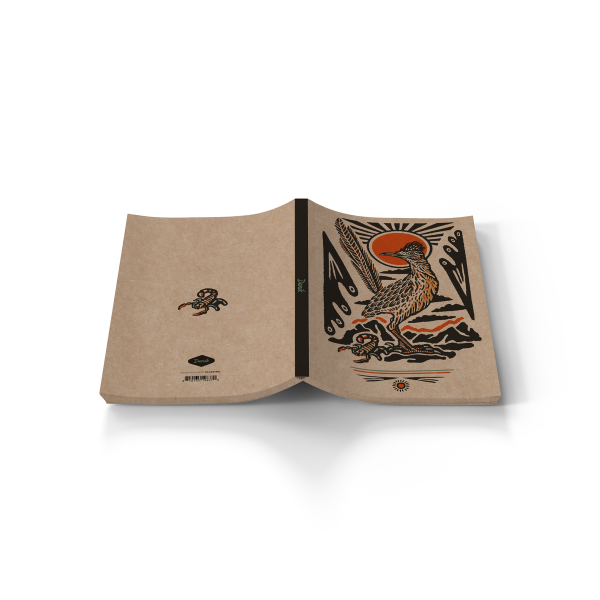 Roadrunner Out West Layflat Notebook