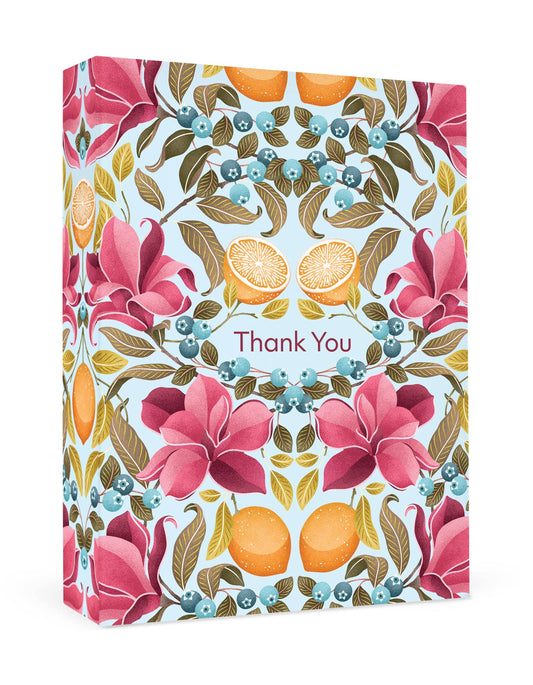Lemons & Magnolia Boxed Thank You Cards