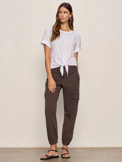 All Day Tie Tee in White | Sanctuary