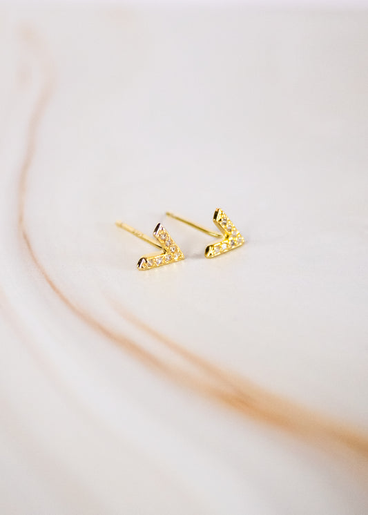Arrow Sparkle Post Earrings