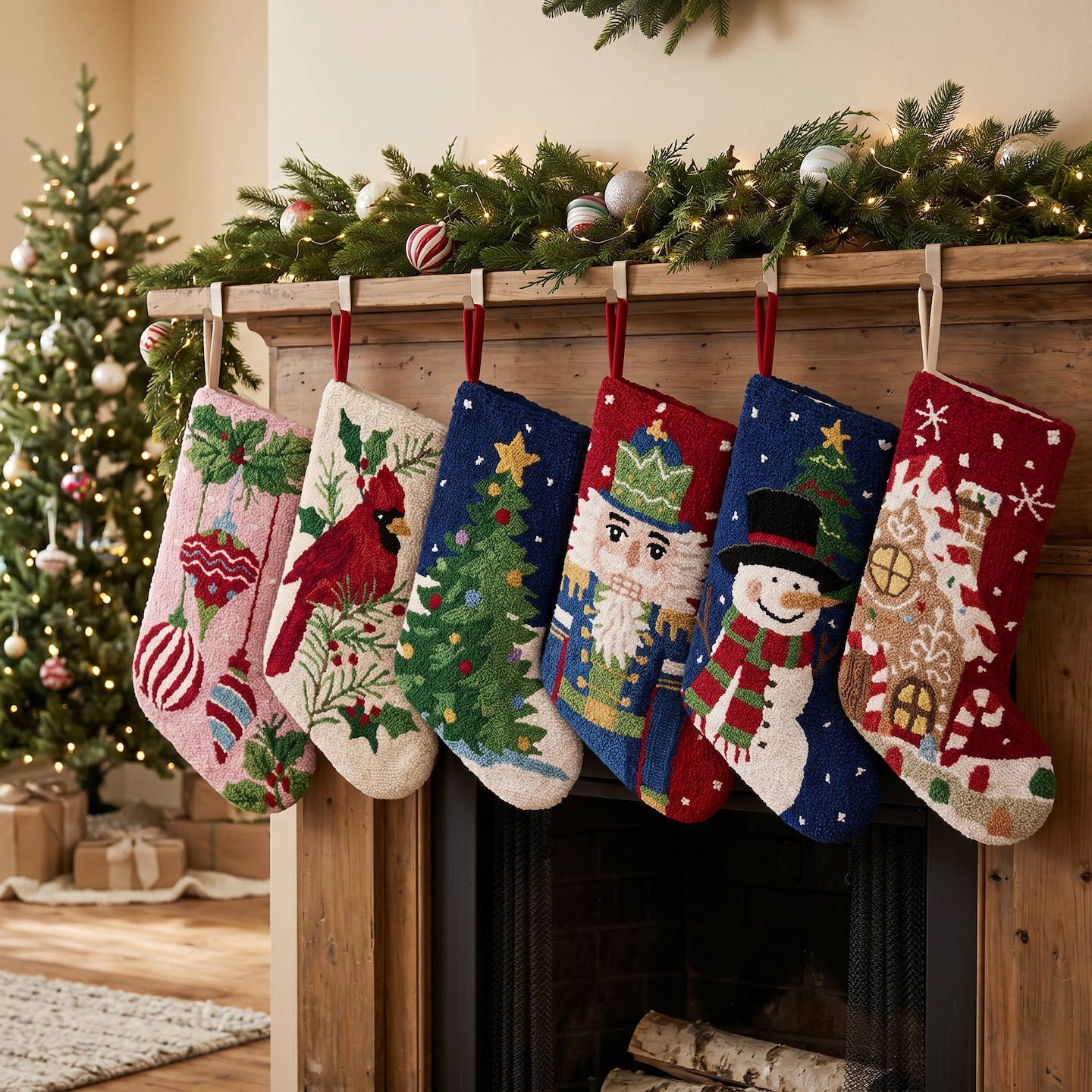Christmas Tree Hook Stocking