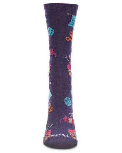 Knitting Bamboo Crew Socks