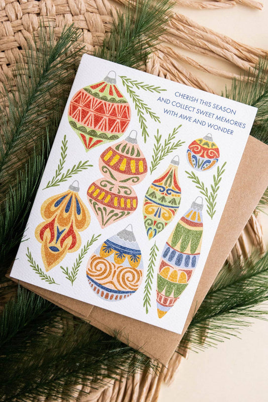 Ornament Collection Holiday Card
