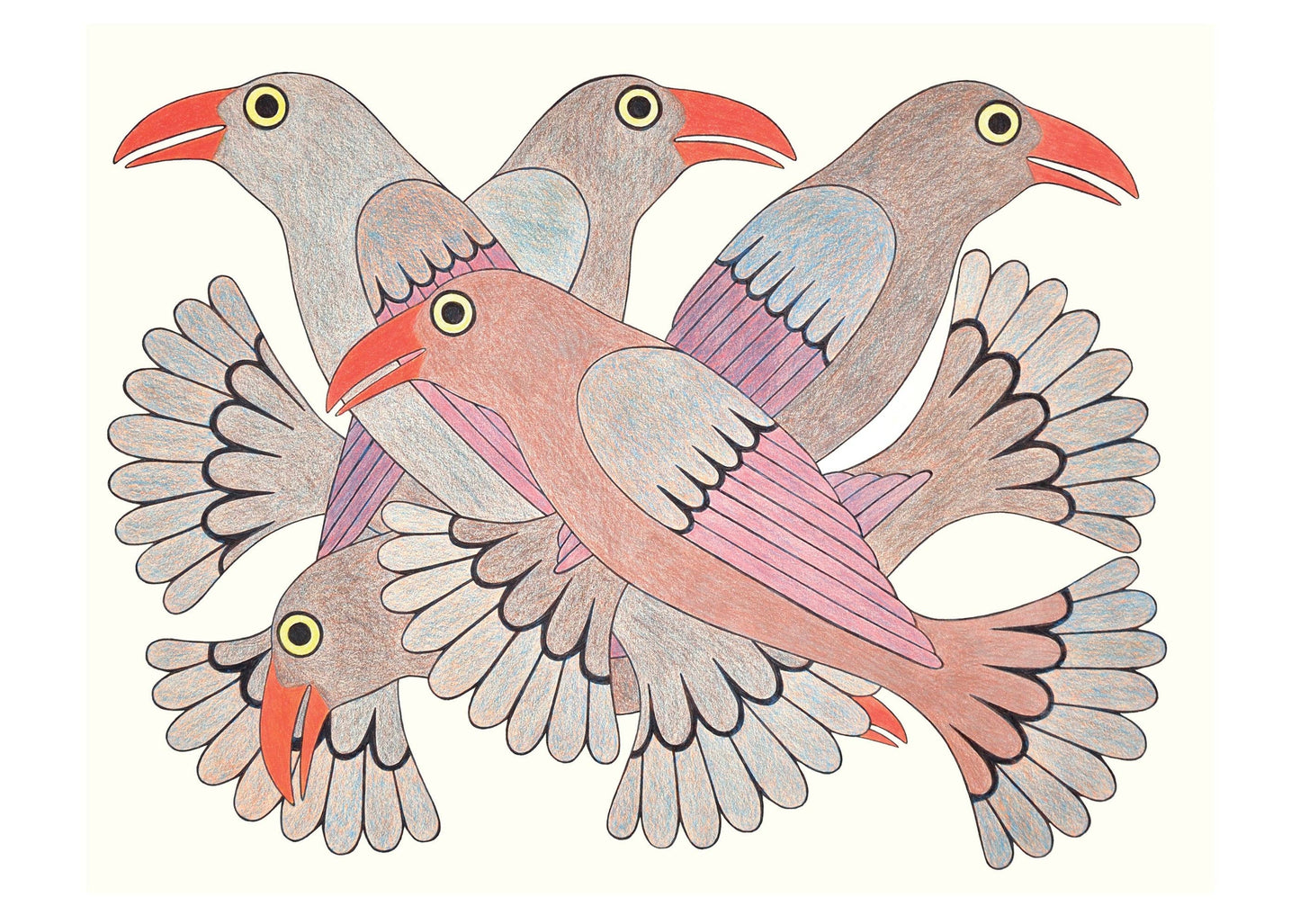 KeInuit Art Drawings Boxed Card Assortment