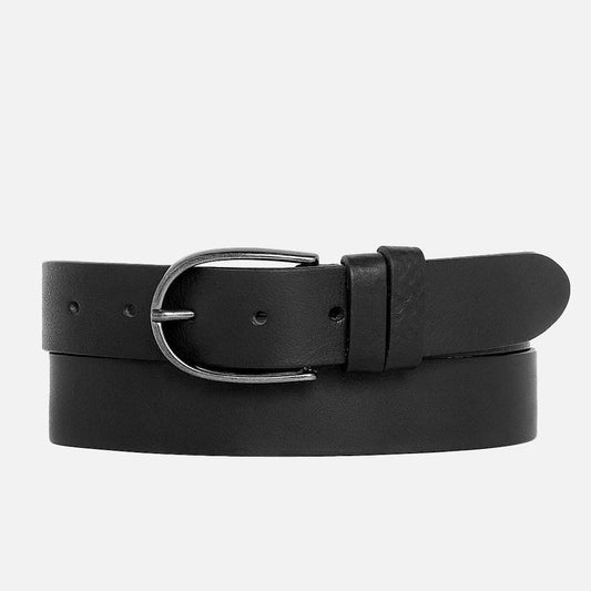 Dieke Leather Belt in Black