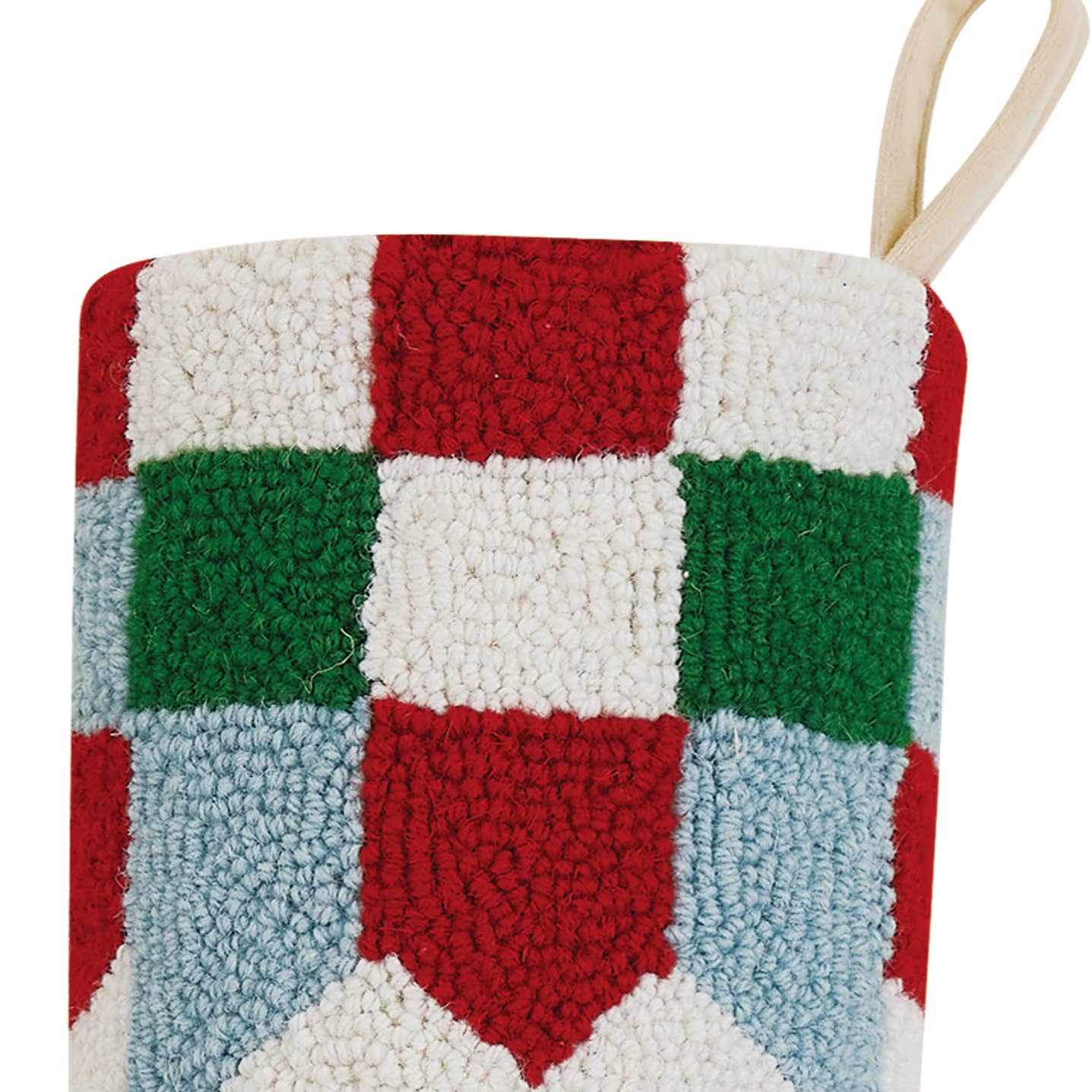 Christmas Patchwork Hook Stocking
