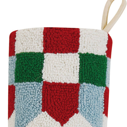 Christmas Patchwork Hook Stocking