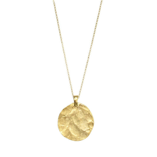 Medium Evan Necklace in Gold