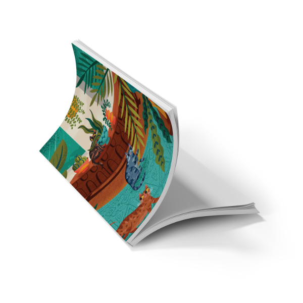 Cats Up To No Good Layflat Notebook
