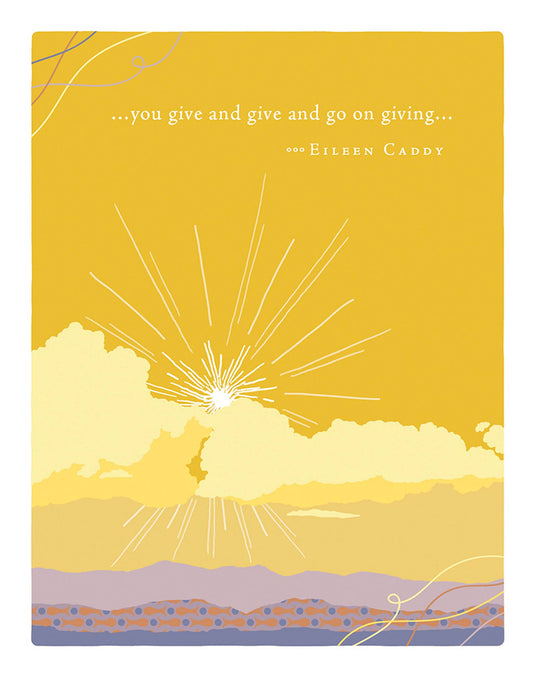 Give and Give Thank You Card