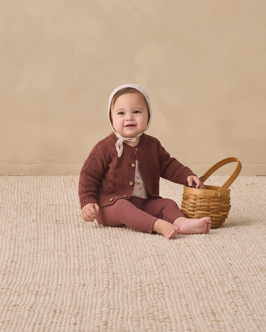 Black Cherry Knit Cardigan