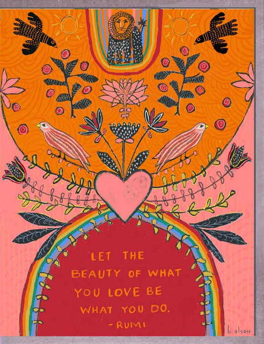 Lion Heart Card
