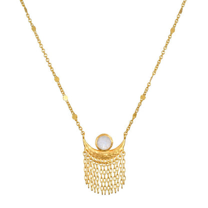 Cascade of Starlight Moonstone Necklace | Satya