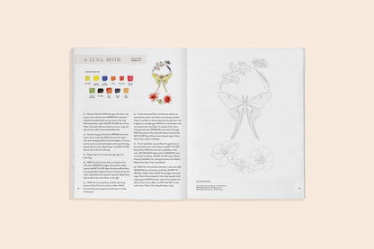 Flowers, Feathers, & Animals Watercolor Workbook