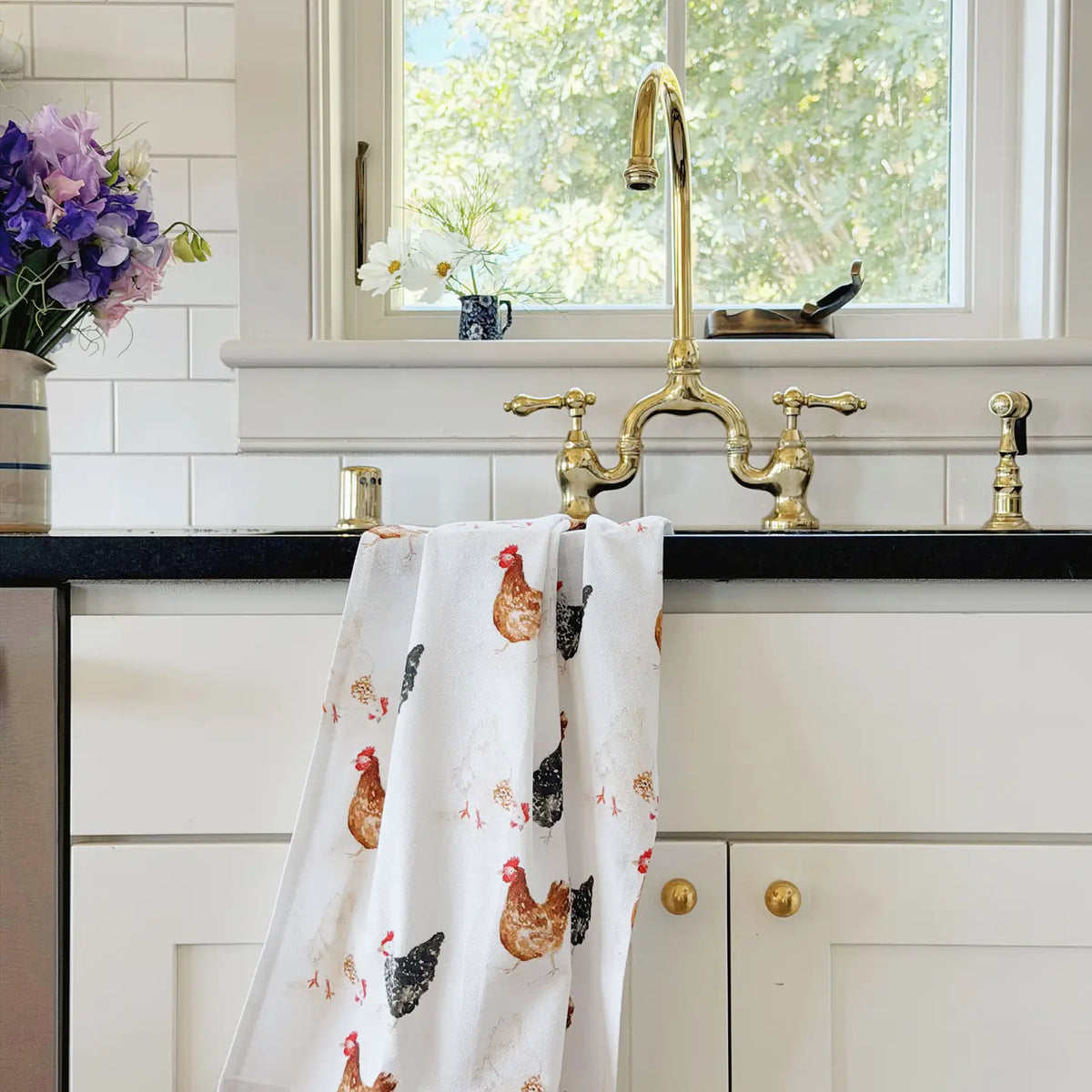 Chickens Tea Towel