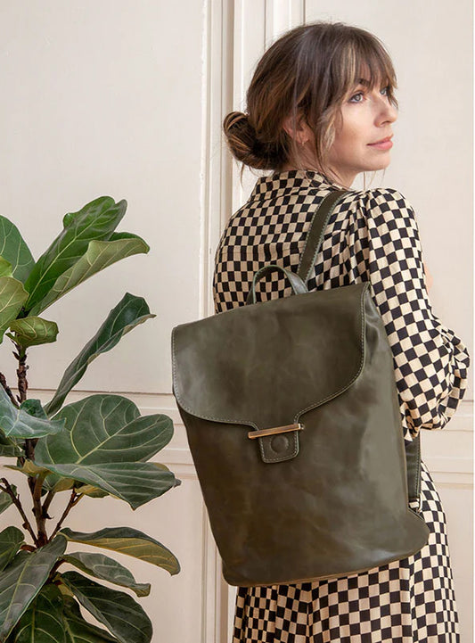 Rhetta Backpack in Olive