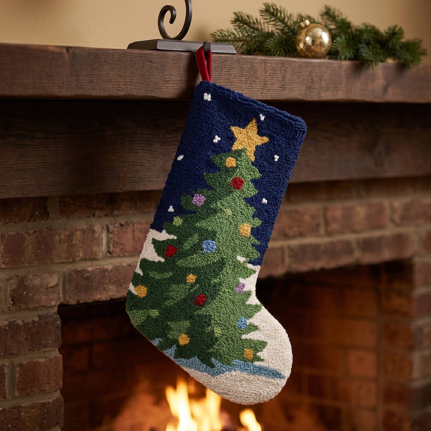 Christmas Tree Hook Stocking
