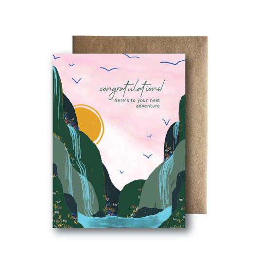 Next Adventure Congratulations Card