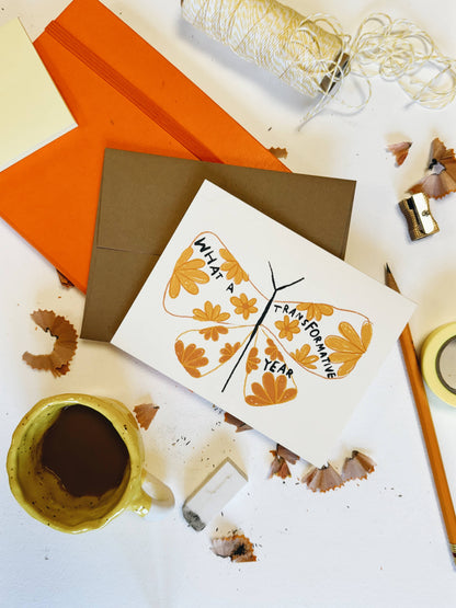 What A Transformative Year Card