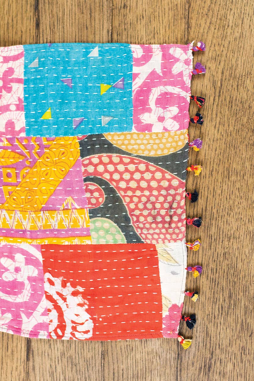 Assorted Kantha Table Runner