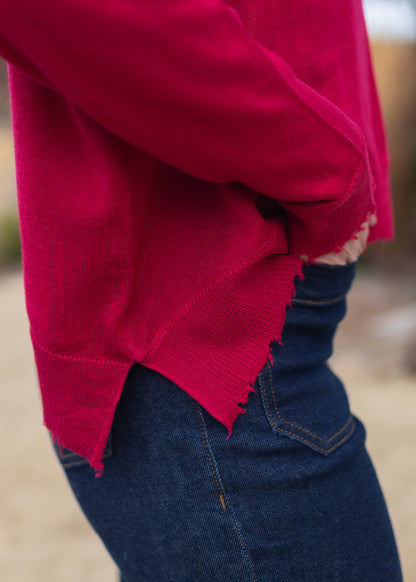 Lawson Sweater in Holly Berry | Kerisma