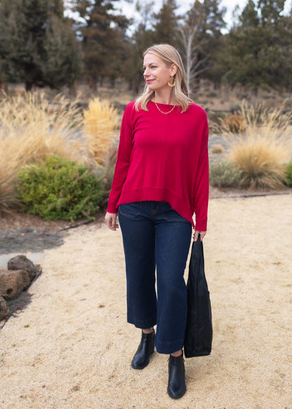 Lawson Sweater in Holly Berry | Kerisma