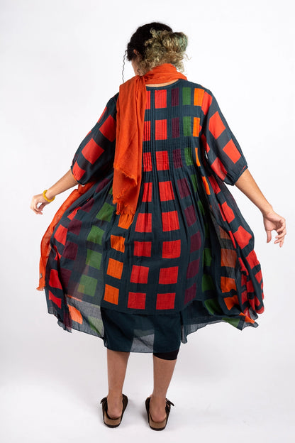 Skye Cotton Dress in Multi