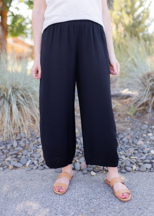 Parachute Crop Dart Pant in Black | Cut•Loose