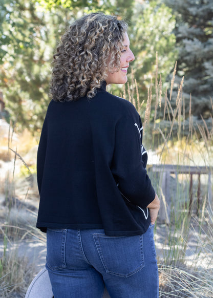 Aja Sweater in Black & White | Kerisma