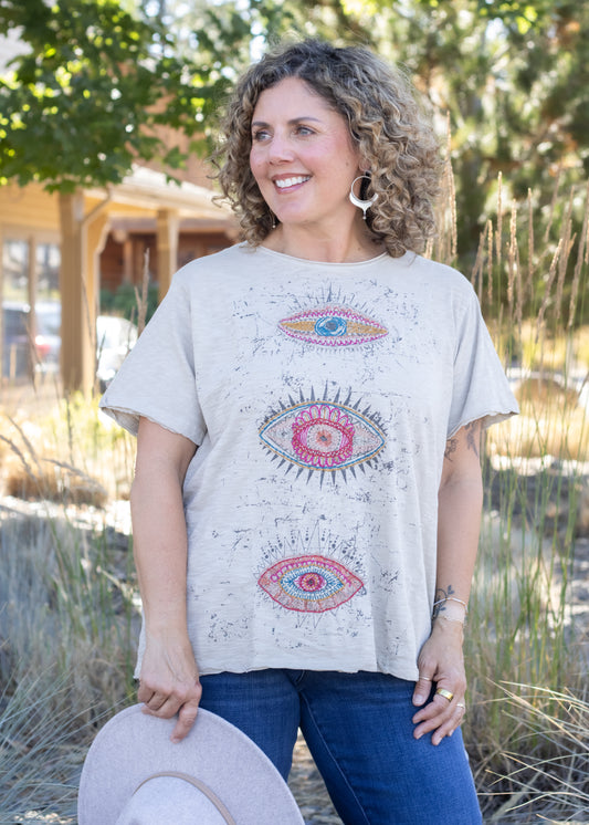 Lula Tee in Putty | Caite